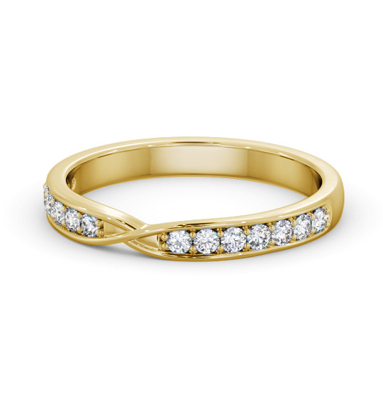 Maria Half Eternity Ring Round Diamond Crossover Channel Setting HE93_YG_THUMB2 