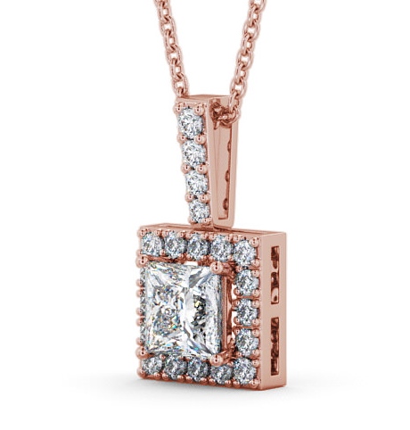 Halo Princess Diamond Pendant 18K Rose Gold PNT12_RG_THUMB1_1.jpg