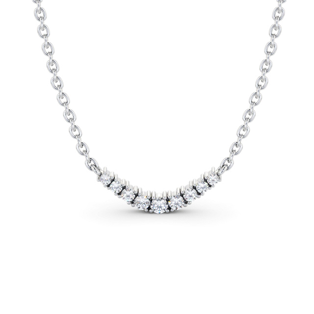 Bar Style Diamond Pendant 9K White Gold - Howley PNT170_WG_UP