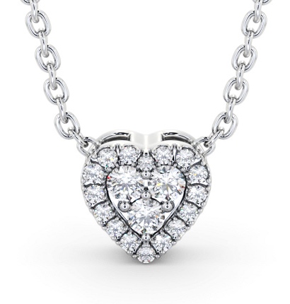 Heart shaped diamond pendant designs deals