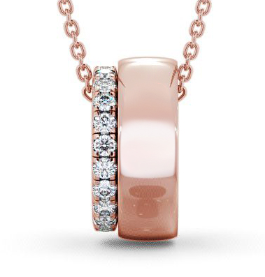 Monikie Circle Pendant Round Diamond PNT54_RG_THUMB2 