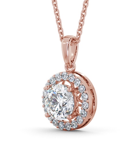 Halo Round Diamond Pendant 18K Rose Gold PNT6_RG_THUMB1_1.jpg 