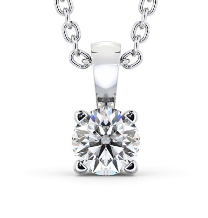 Filby Solitaire Pendant Round Diamond PNT79_WG_THUMB2 