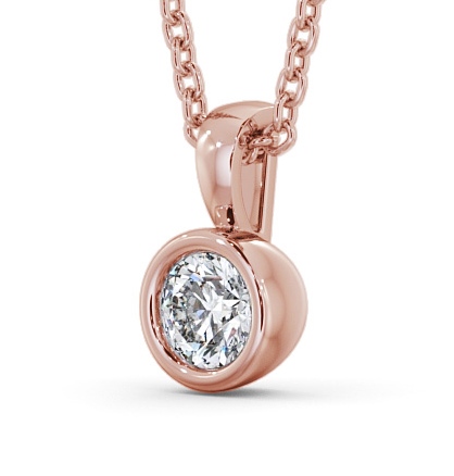 Round Solitaire Bezel Stud Diamond Pendant 18K Rose Gold PNT84_RG_THUMB1_1.jpg