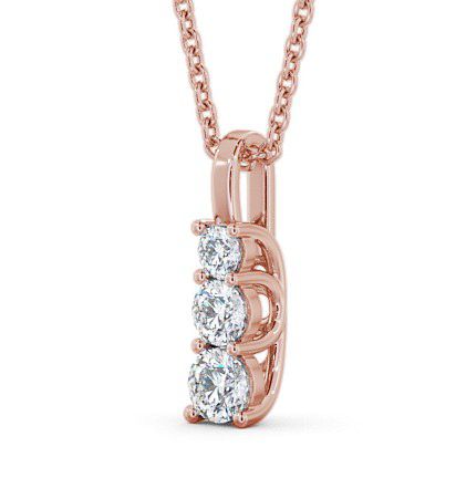 Journey Round Diamond Trilogy Pendant 18K Rose Gold PNT9_RG_THUMB1 