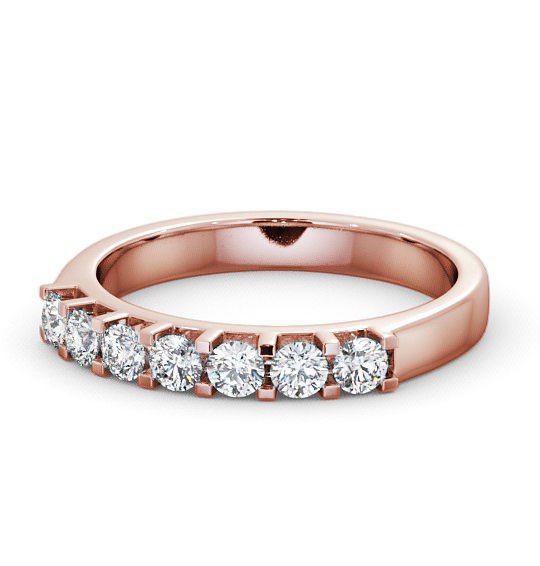  Seven Stone Round Diamond Ring 18K Rose Gold - Beacon SE13_RG_THUMB2 