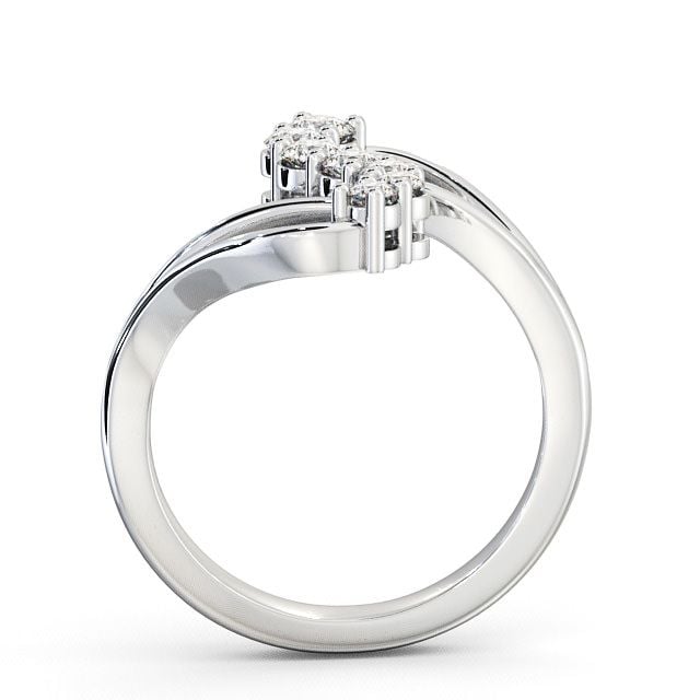 Seven Stone Round Diamond Ring Platinum - Aspley SE16_WG_UP