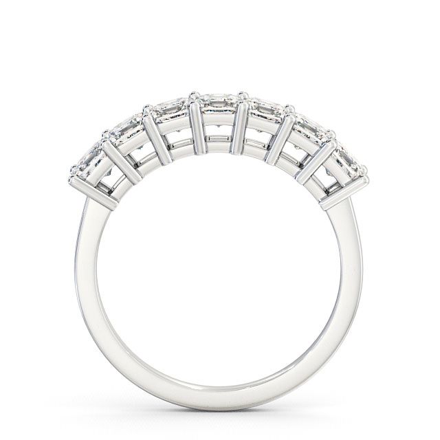 Seven Stone Princess Diamond Ring Platinum - Hurley SE5_WG_UP