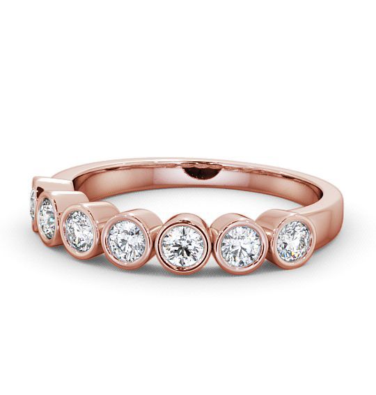  Seven Stone Round Diamond Ring 18K Rose Gold - Wardington SE6_RG_THUMB2 