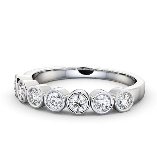  Seven Stone Round Diamond Ring 9K White Gold - Wardington SE6_WG_THUMB2 