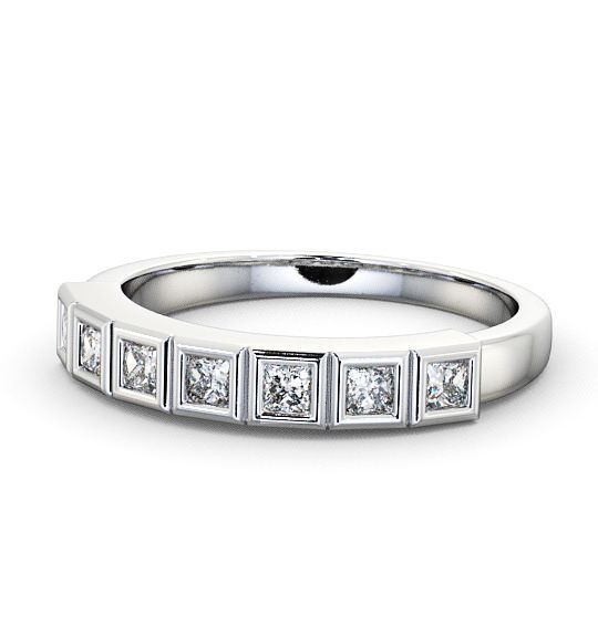  Seven Stone Princess Diamond Ring Palladium - Ingleby SE7_WG_THUMB2 