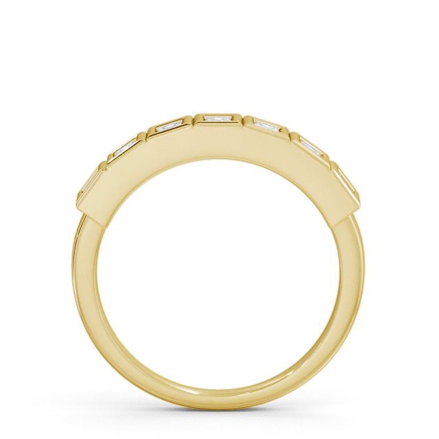 Seven Stone Princess Diamond Ring 9K Yellow Gold - Ingleby SE7_YG_UP