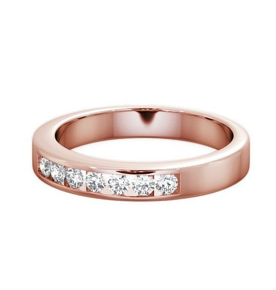  Seven Stone Round Diamond Ring 18K Rose Gold - Haughley SE8_RG_THUMB2 