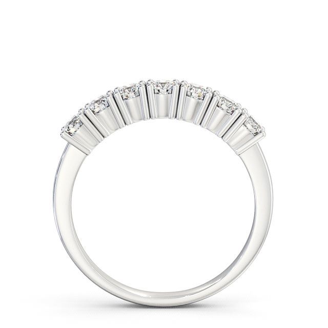Seven Stone Round Diamond Ring Platinum - Aldeby SE9_WG_UP