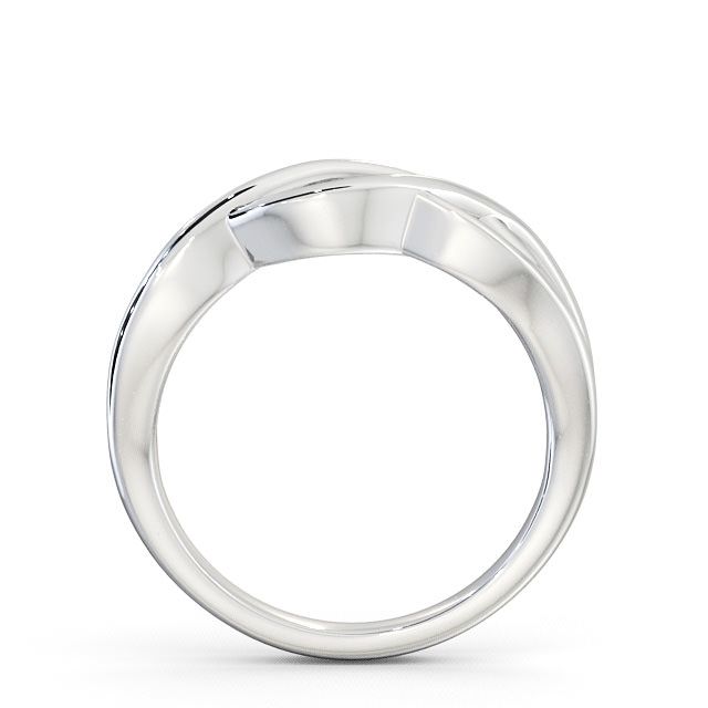 Three Stone Round Diamond 0.15ct Ring Platinum - Ebley TH21_WG_UP