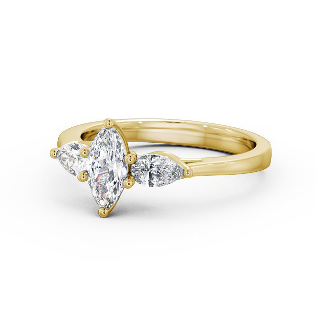Marquise three on sale stone ring