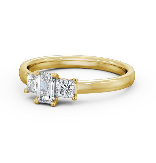 Fabiana Three Stone Ring Emerald and Princess Diamond 0.70ct TH45_YG_THUMB2_2.jpg 