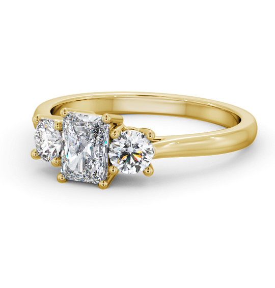Kelis Three Stone Ring Radiant and Round Diamond TH73_YG_THUMB2 