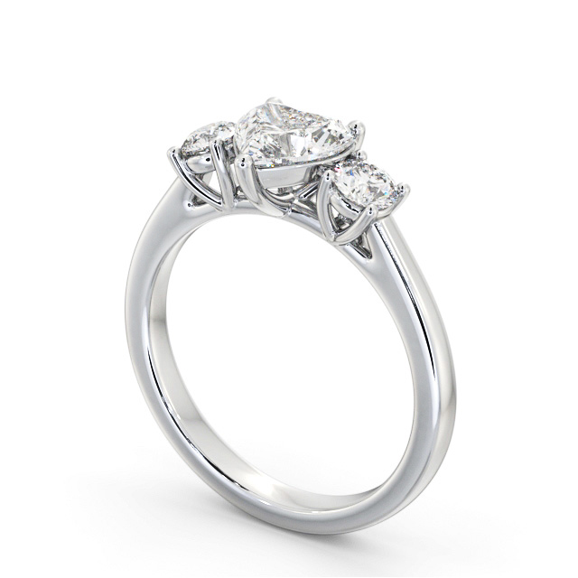3 stone heart ring discount