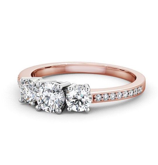 Florence Three Stone Ring Round Diamond Side Stones TH9_RWG_THUMB2 