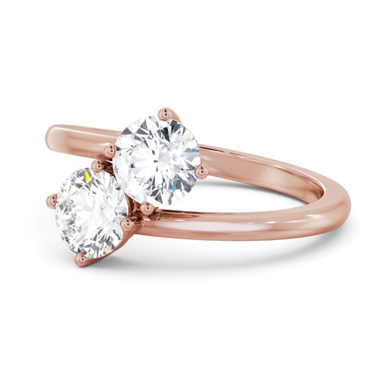Aspinella Two Stone Ring Round Diamond Toi et Moi tw13_rg_thumb2 