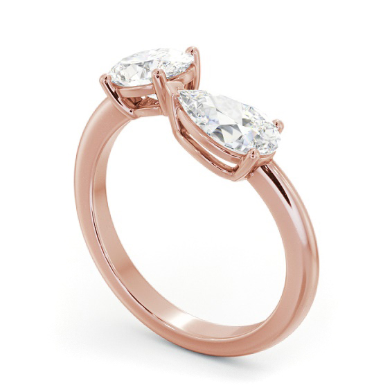 Oval and Pear Shape Toi et Moi Diamond Ring in 18K Rose Gold tw14_rg_thumb1 