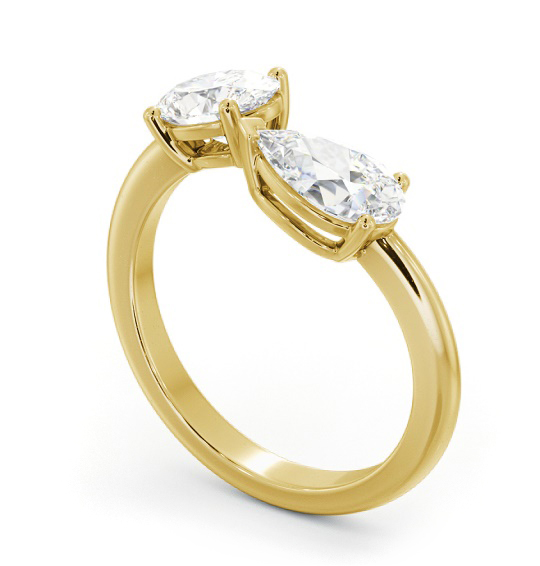 Oval and Pear Shape Toi et Moi Diamond Ring in 18K Yellow Gold tw14_yg_thumb1