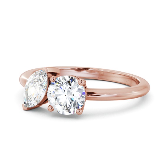 Brinessa Two Stone Ring Marquise and Round Diamond Toi et Moi tw7_rg_thumb2 