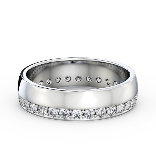 Disella Ladies Round Diamond Wedding Ring 0.60ct Channel Setting WBF18_WG_THUMB2 