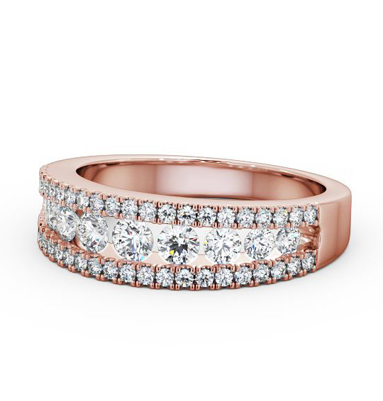 Layla Ladies Round Diamond Wedding Ring 0.77ct WBF26_RG_THUMB2 