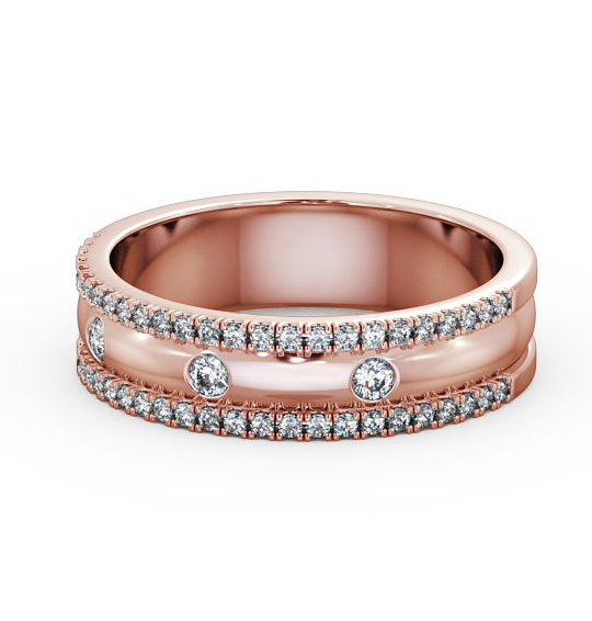 Marisa Ladies Round Diamond Wedding Ring 0.26ct Eternity WBF28_RG_THUMB2 