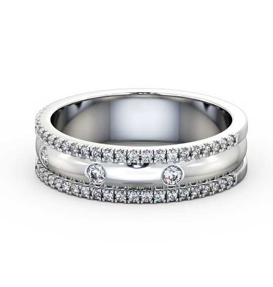 Marisa Ladies Round Diamond Wedding Ring 0.26ct Eternity WBF28_WG_THUMB2 