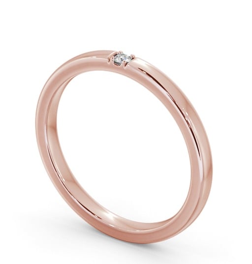  Ladies Diamond Wedding Ring 18K Rose Gold - Adderby WBF48_RG_THUMB1 