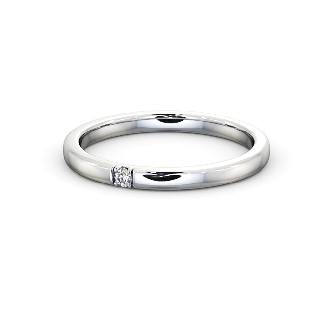 Ladies Diamond Wedding Ring Palladium - Adderby WBF48_WG_FLAT
