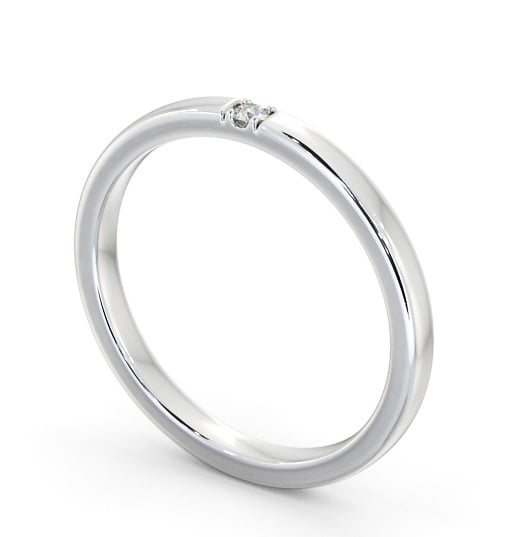 Ladies Diamond Wedding Ring 9K White Gold - Adderby WBF48_WG_THUMB1