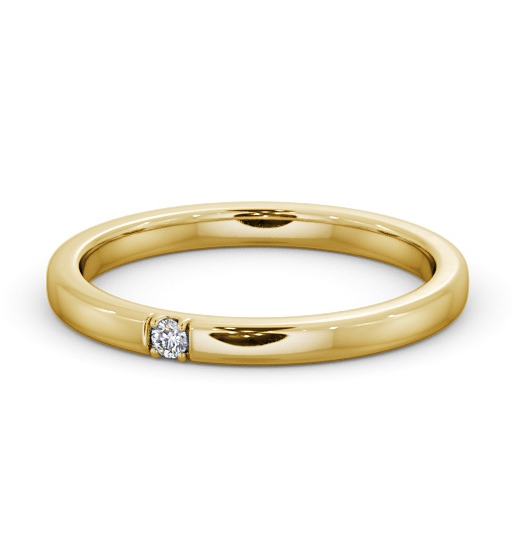  Ladies Diamond Wedding Ring 18K Yellow Gold - Adderby WBF48_YG_THUMB2 