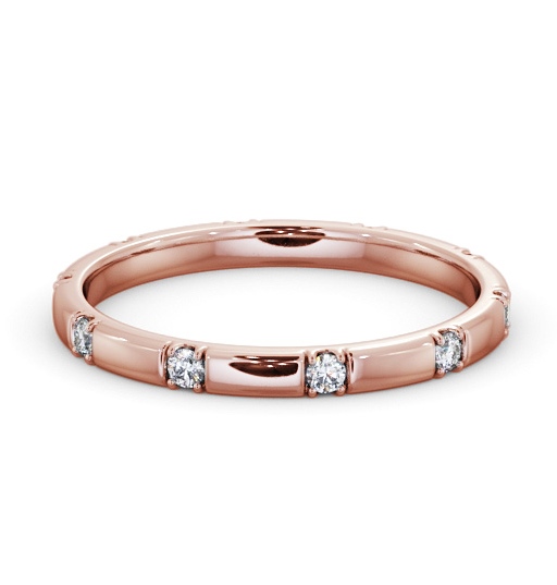  Ladies Diamond Wedding Ring 18K Rose Gold - Argile WBF51_RG_THUMB2 