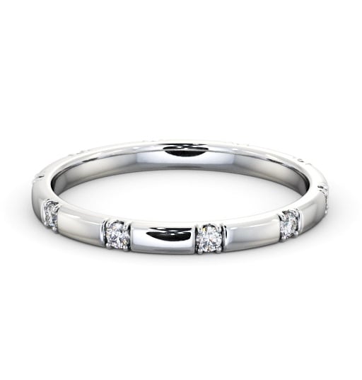  Ladies Diamond Wedding Ring Platinum - Argile WBF51_WG_THUMB2 