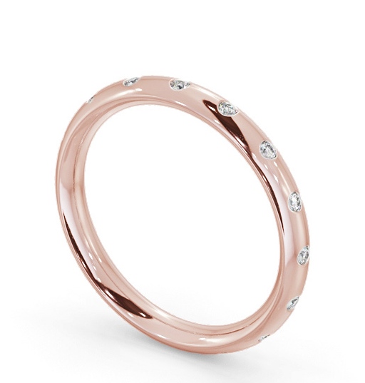 Ladies Diamond Wedding Ring 9K Rose Gold - Dantel WBF53_RG_THUMB1