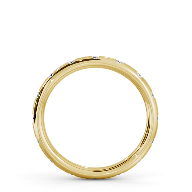 Ladies Diamond Wedding Ring 18K Yellow Gold - Dantel WBF53_YG_UP