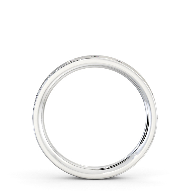 Ladies Diamond Wedding Ring 9K White Gold - Leonel WBF54_WG_UP