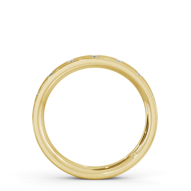Ladies Diamond Wedding Ring 18K Yellow Gold - Leonel WBF54_YG_UP