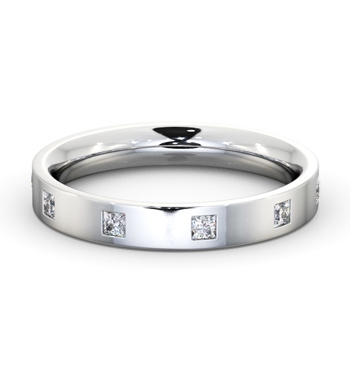  Ladies Diamond Wedding Ring 18K White Gold - Molina WBF55_WG_THUMB2 