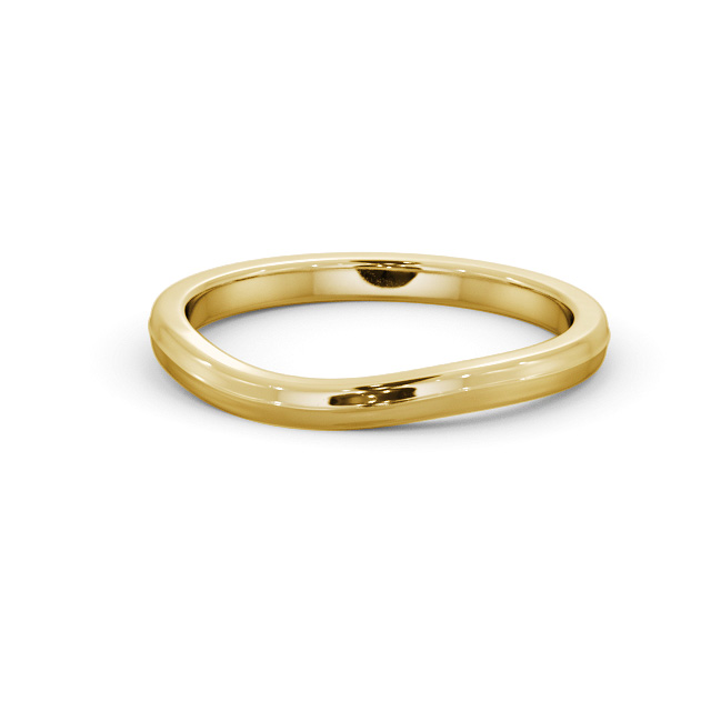 Ladies Plain Wedding Ring 9K Yellow Gold - Hampton WBF59_YG_FLAT