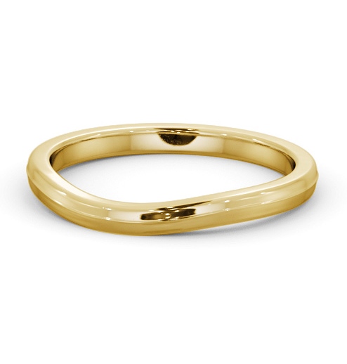  Ladies Plain Wedding Ring 18K Yellow Gold - Hampton WBF59_YG_THUMB2 