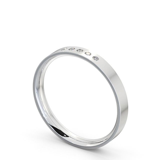 Flat stone sales engagement rings