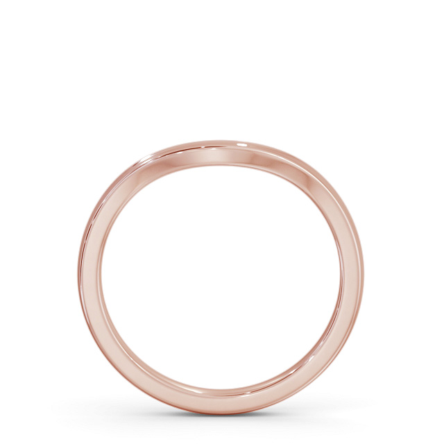 Ladies Plain Wedding Ring 18K Rose Gold - Yanis WBF60_RG_UP