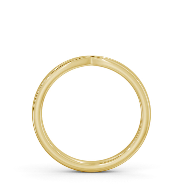 Ladies Plain Wedding Ring 9K Yellow Gold - Darlene WBF61_YG_UP