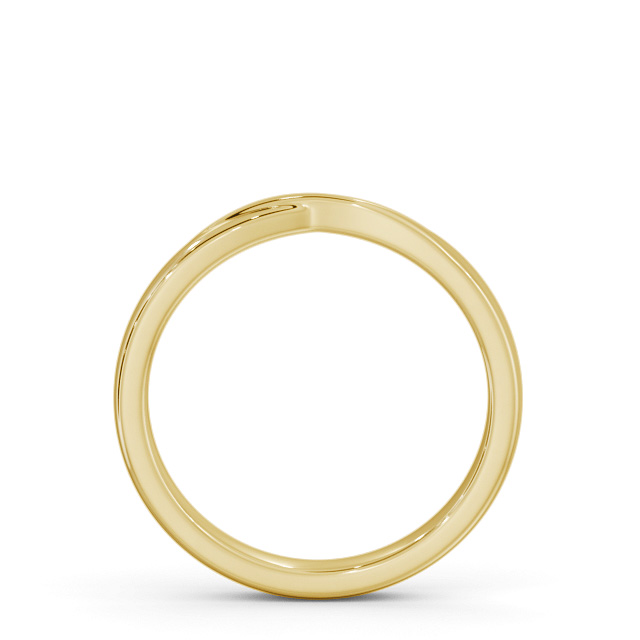 Ladies Plain Wedding Ring 18K Yellow Gold - Elara | Angelic Diamonds
