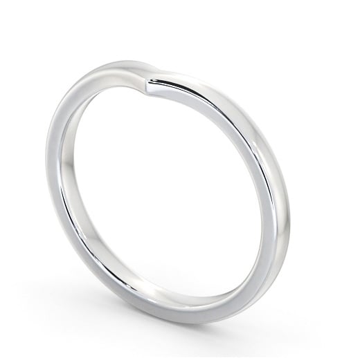 Ladies Plain Wishbone Wedding Ring Palladium WBF63_WG_THUMB1